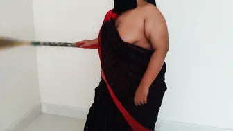 Neighbor Catching Housewife Alone And Fucking Her Bent Over Bed