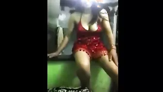 Hot Indian Wife Dancing And Stripping Out Of Her Clothes Slowly