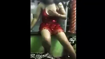 Hot Indian Wife Dancing And Stripping Out Of Her Clothes Slowly