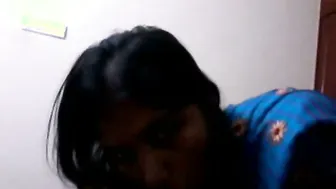 Andhra Married Woman Stripping Her Saree Before Giving Blowjob