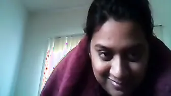 Lonely Aunty Stripping On Webcam For Her Husband Overseas