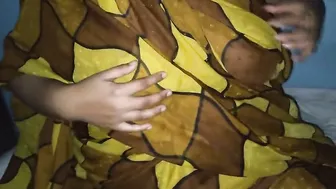 Hot Aunty Next Door Wearing Saree Showing Her Big Breasts