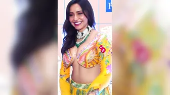 Busty Woman Flaunting Her Deep Cleavage Teasing At The Party