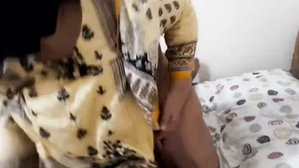 Bbw Aunty Bouncing On His Cock Her Huge Boobs Swinging Wild