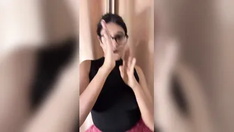 Nerdy Wife Transforming Into Slutty Babe In Saree Undressing