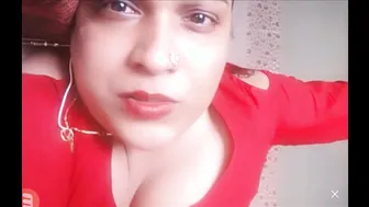 Lonely Aunty Stripping Naked On Video Chat For Her Young Lover