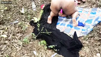Chubby Desi Aunty Getting Wild Outdoors With Her Lover Today