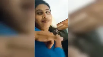 Village Aunty In Blue Saree Getting Fucked By Her Young Neighbor