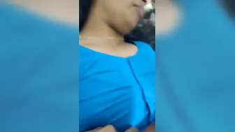 Village Aunty In Blue Saree Getting Fucked By Her Young Neighbor