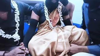 Tamil Aunty Getting Destroyed By Her Horny Friends At Home