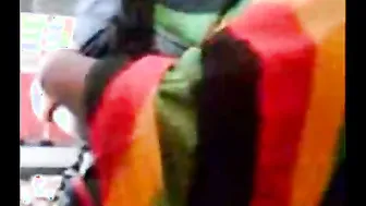 Horny Aunty In Silk Saree Showing Off Curves And Touching Me