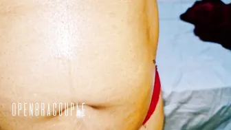 Indian Aunty Rubbing Her Navel Getting Handjob From Young Boy