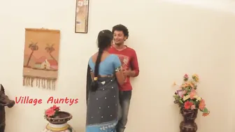 Lonely Aunty Next Door Seducing Teenage Boy In Apartment