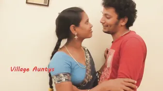 Lonely Aunty Next Door Seducing Teenage Boy In Apartment