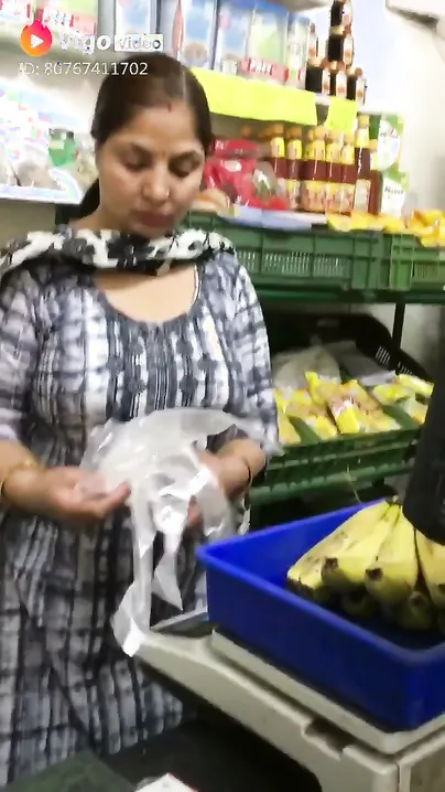 Shopkeeper Aunty Flaunting Her Huge Boobs In Tight Churidhar
