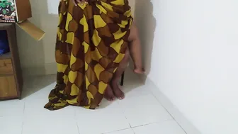 Widow Aunty Catching Me Jerking Off And Riding Me Hard At Home