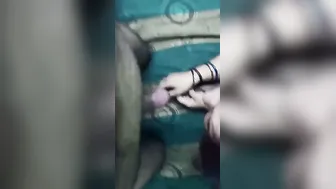 Sharing Married Desi Aunty Between Two Guys In Threesome Fuck