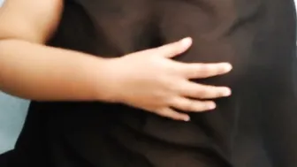 Neighbor Aunty Showing Off Her Tits Seducing Young Worker Guy