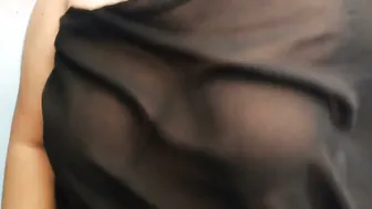 Neighbor Aunty Showing Off Her Tits Seducing Young Worker Guy