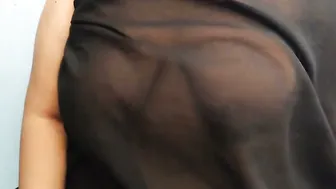 Neighbor Aunty Showing Off Her Tits Seducing Young Worker Guy