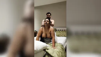 Busty Aunty Riding Owner Cock Doggy Style For Extra Rent Money