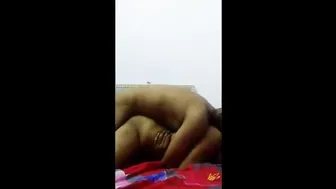 Young Guy Drilling Horny Indian Aunty Hard In Bedroom Session