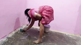 Cleaning Lady Getting Stripped Naked And Fucked On The Floor