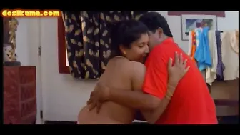 Grabbing Unknown Aunty Pussy And Kissing Her In Empty Corridor