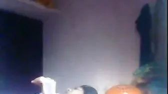 Tamil Aunty Enjoying Her Husband Cousin Cock In Her Bedroom