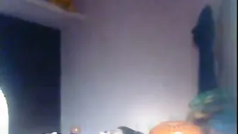 Tamil Aunty Enjoying Her Husband Cousin Cock In Her Bedroom