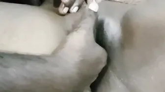 Village Aunty Getting Oiled Up Massaged And Fingered After Sex