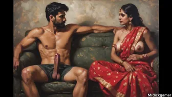 Busty Indian Wife Getting Pounded By Young Stud In Bedroom