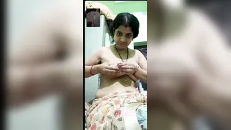 Shy Married Woman Doing Private Nude Show For Her Lover Today