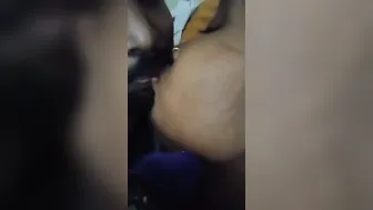 Saree Clad Aunty Seducing And Riding Younger Man On Couch