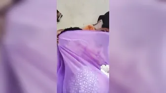 Saree Clad Aunty Seducing And Riding Younger Man On Couch
