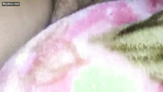 Hairy Desi Aunty Spreading Legs Exposing Her Natural Bush Wide
