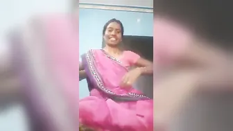 Tamil Wife Recording Herself Stripping For Her Husband Away