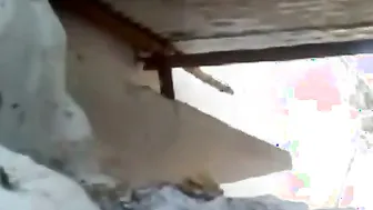 Catching My Aunty Bathing Naked In The Open Backyard Today