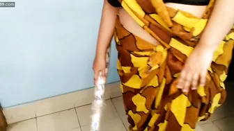 Fucking My Neighbor Aunty Hard While She Was Cleaning The House