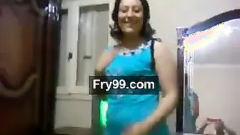 Pakistani Married Aunty Stripping Her Clothes Off For Me Slowly