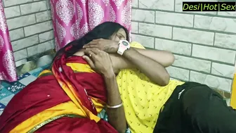 Lonely Aunty Getting Rough Fucked By Her Nephew Behind Doors