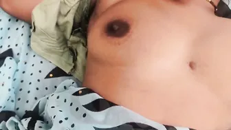 Shooting My Warm Load All Over Aunty's Thick Juicy Thighs