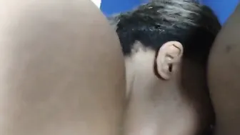 Neighbor Aunty Flaunting Her Saggy Tits While Getting Naughty
