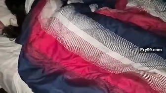 Sleeping Aunty Getting Touched And Used While She Rests At Home