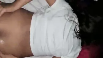 Sleeping Aunty Getting Touched And Used While She Rests At Home