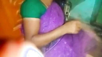 Naughty Aunty Relieving Herself While Playing With Her Tits