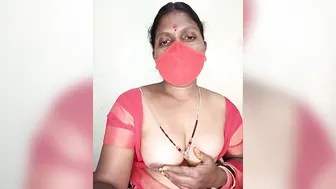 South Indian Milf Flaunting Her Natural Breasts On Camera