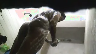 Thick Ass Aunty Getting Wet And Wild In Steamy Shower Fuck