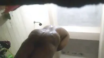 Thick Ass Aunty Getting Wet And Wild In Steamy Shower Fuck