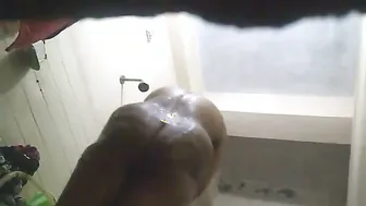Thick Ass Aunty Getting Wet And Wild In Steamy Shower Fuck